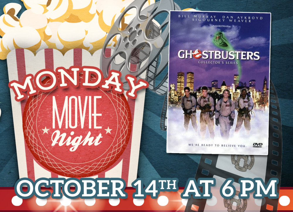 MONDAY MOVIE AT THE LIBRARY: Ghostbusters (1984)