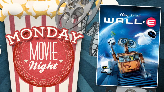 MONDAY MOVIE AT THE LIBRARY: Wall-E (2008)