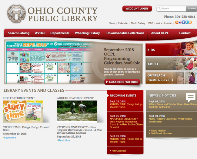 LUNCH WITH BOOKS (Special Thursday Edition): The OCPL's Web Site, A User's Guide