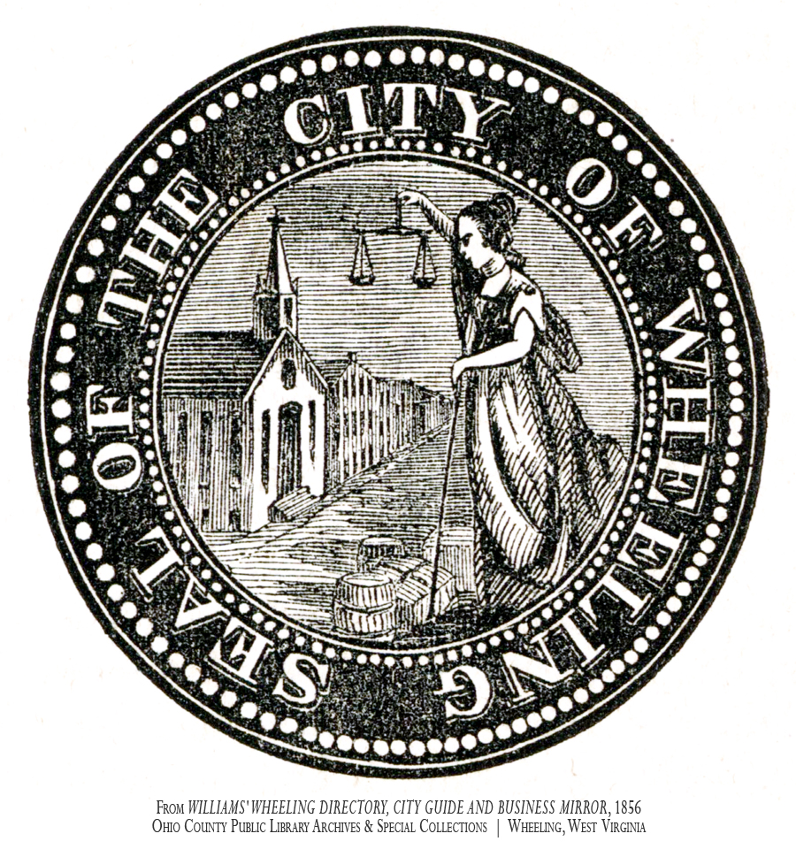 Seal of the City of Wheeling, 1856