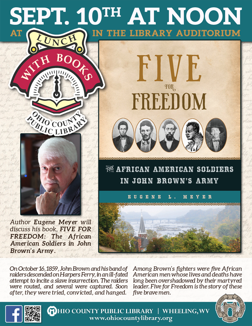 Lunch With Books: September 10 at noon - Five For Freedom