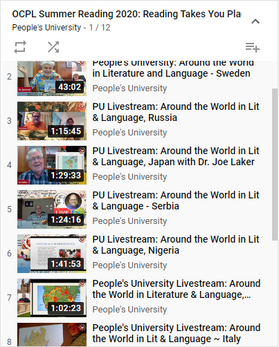 People's Univresity Playlist on Youtube