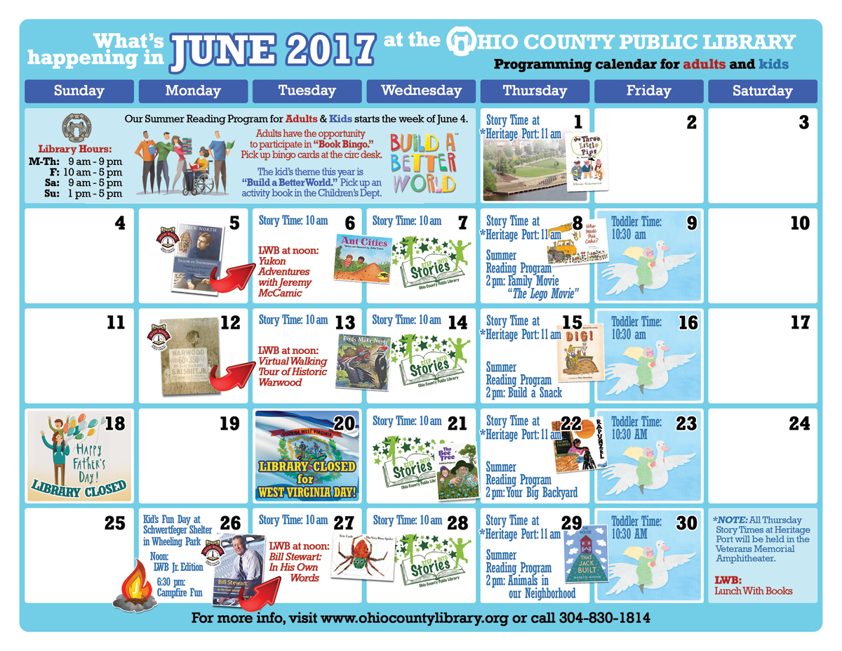 OCPL Programming Calendar: June 2017