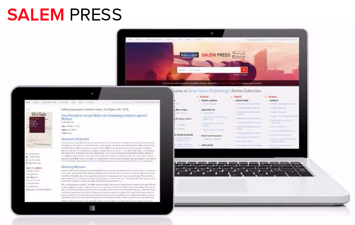 Salem Press- reference materials online