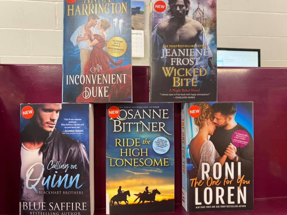 New Romances at OCPL available to reserve of curbside pick-up