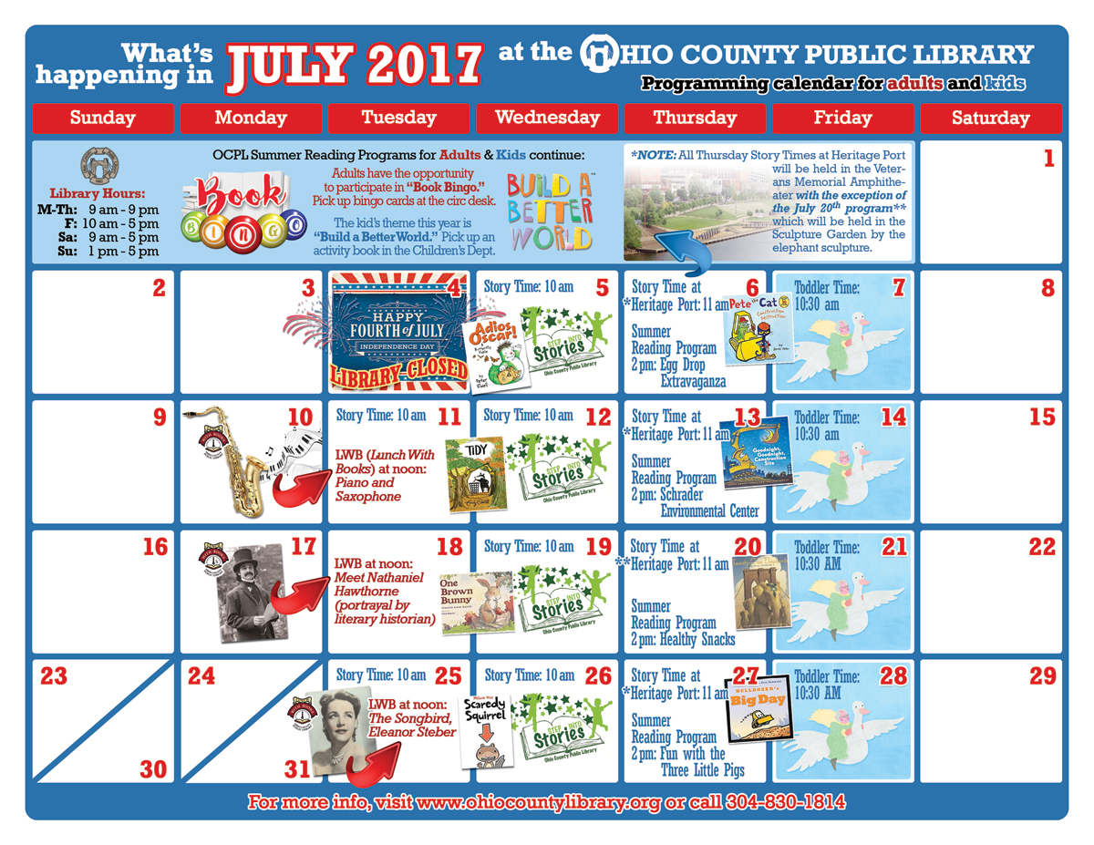 OCPL Programming Calendar: June 2017