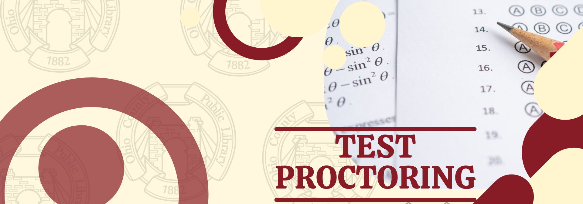 Test proctoring available at OCPL