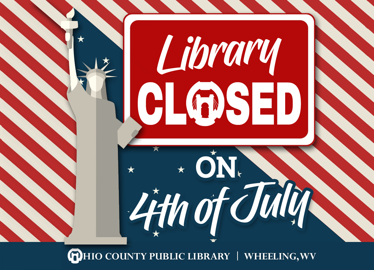 OCPL Closed for 4th of July, Thursday, July 4th, 2019