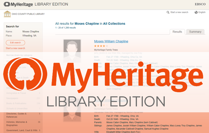 MyHeritage Library Edition