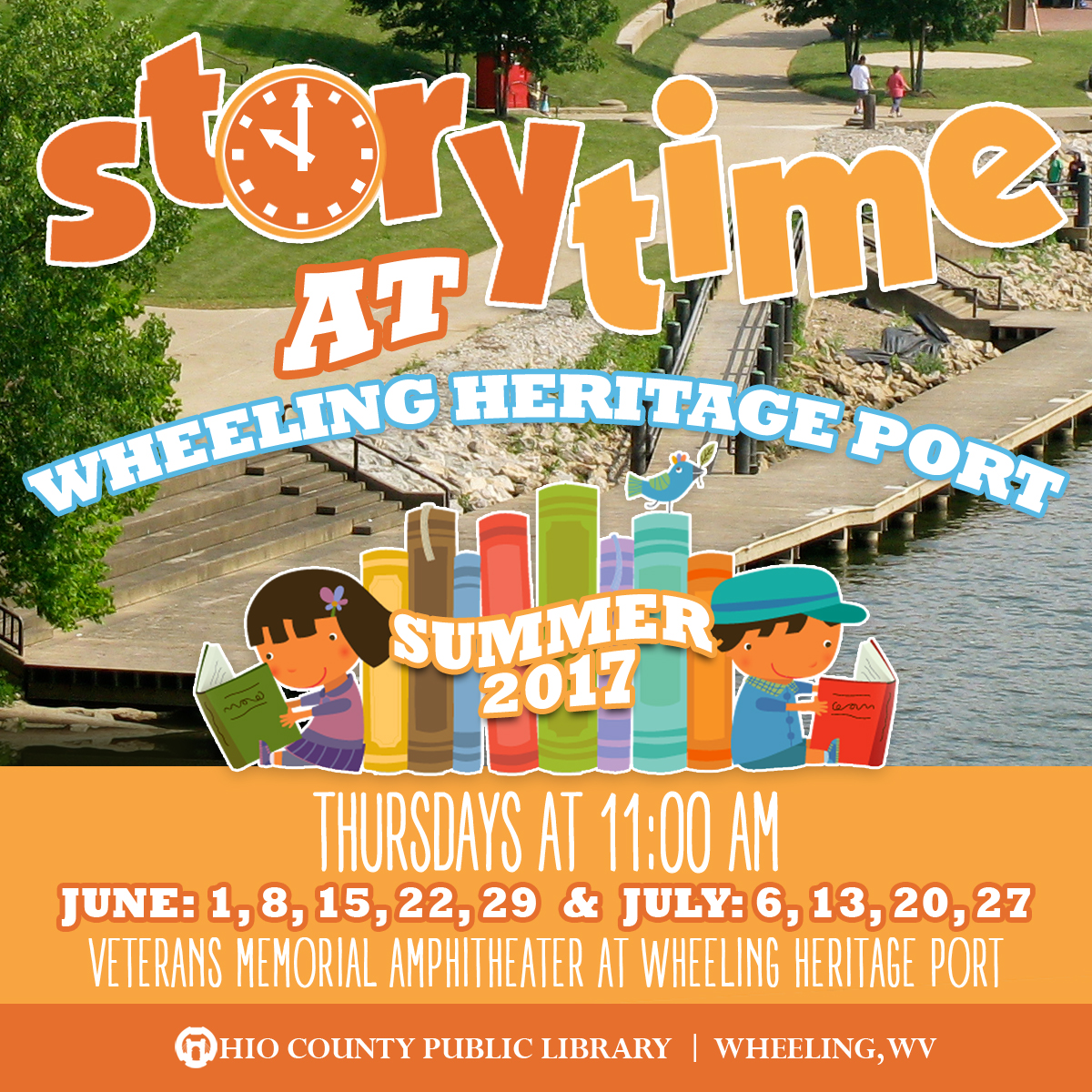Story time at Heritage Port: Summer 2017