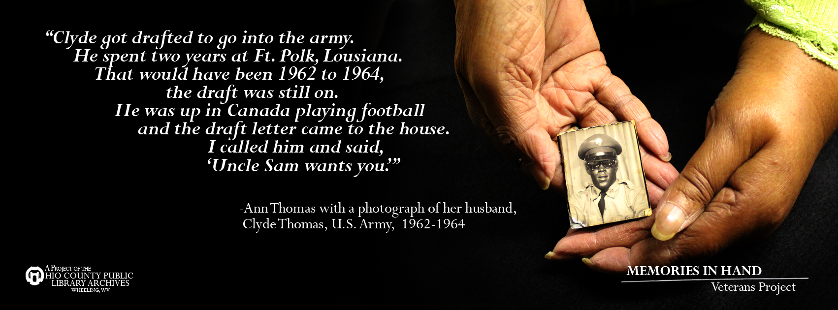 Clyde Thomas, U.S. Army, 1962-1964