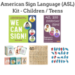 American Sign Language Kit - Children / Teens