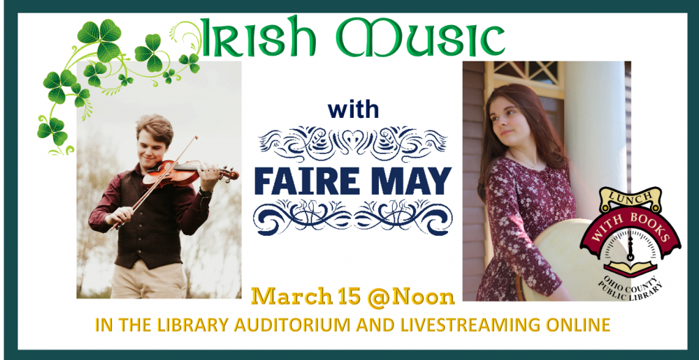 LUNCH WITH BOOKS: Irish Music with Faire May