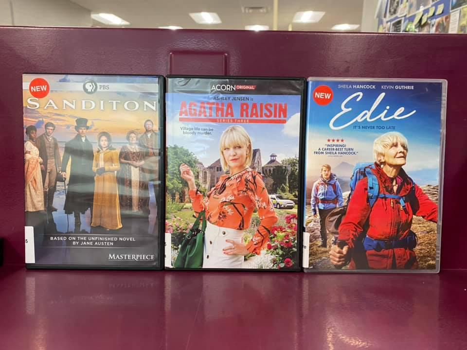 New DVDs available for curbside pick-up at the Library