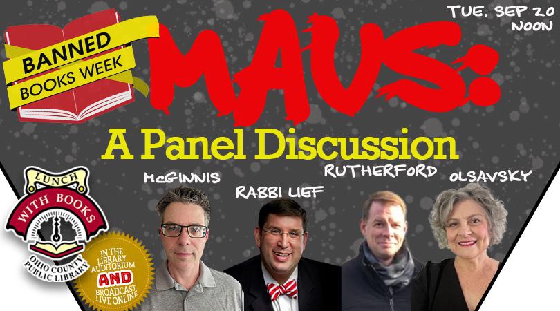 LUNCH WITH BOOKS: Panel Discussion for Banned Books Week: Maus and Maus II