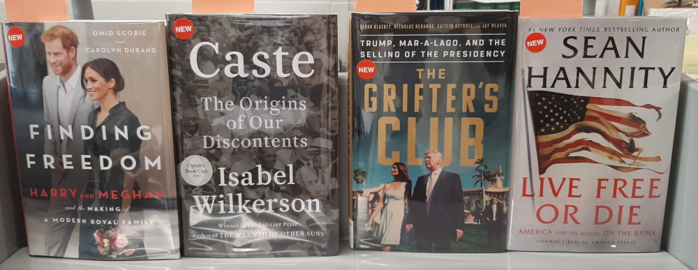 New books available to reserve for curbside pick-up at the Ohio County Public Library
