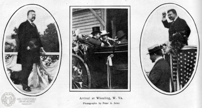 President Theodore Roosevelt Visits Wheeling, Sept. 1902, Harper's Weekly