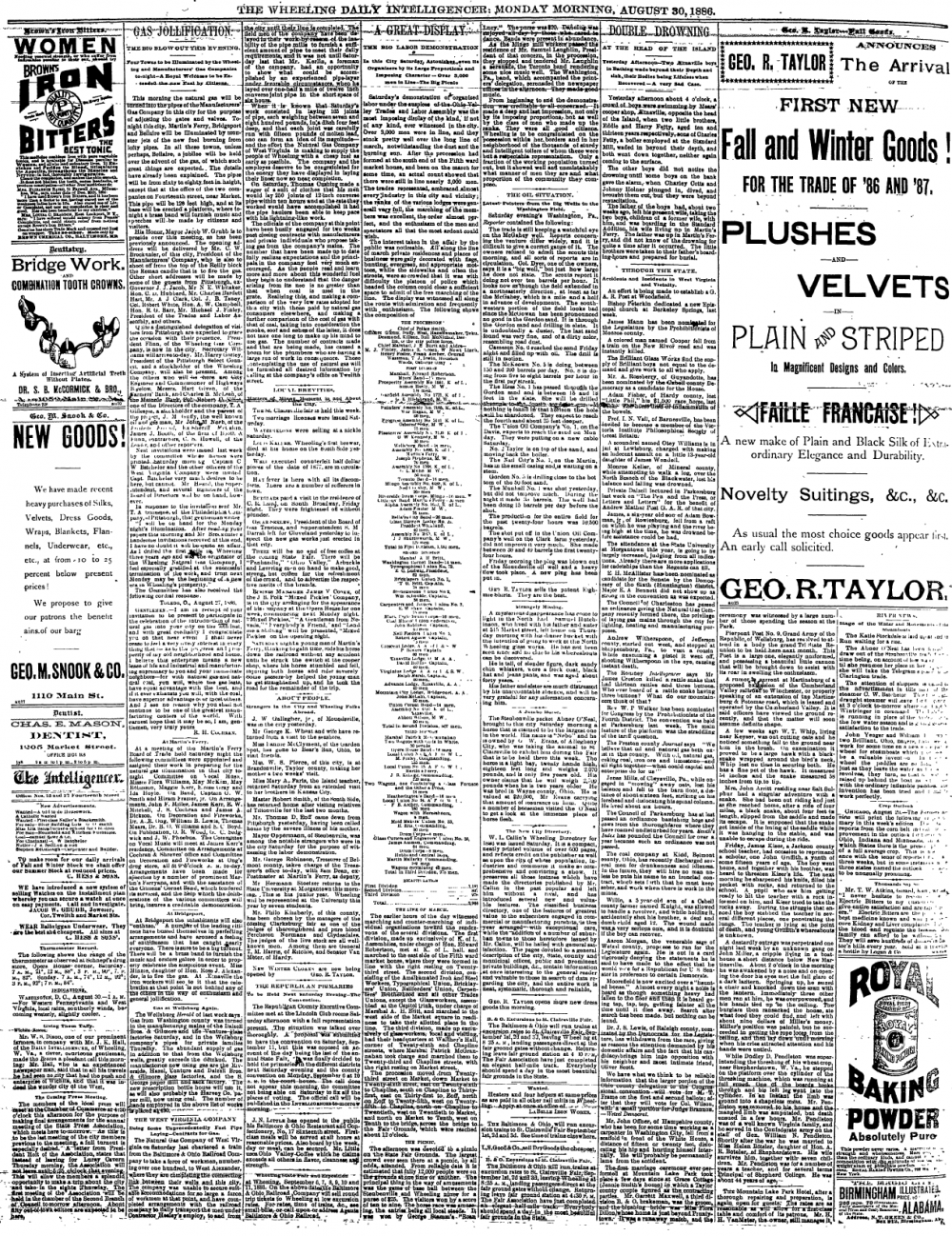 Wheeling Intelligencer, August 30, 1886, page 4