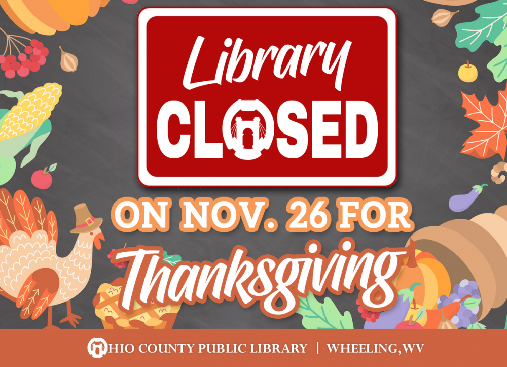 Library Closed Thursday, Nov. 26., for Thanksgiving