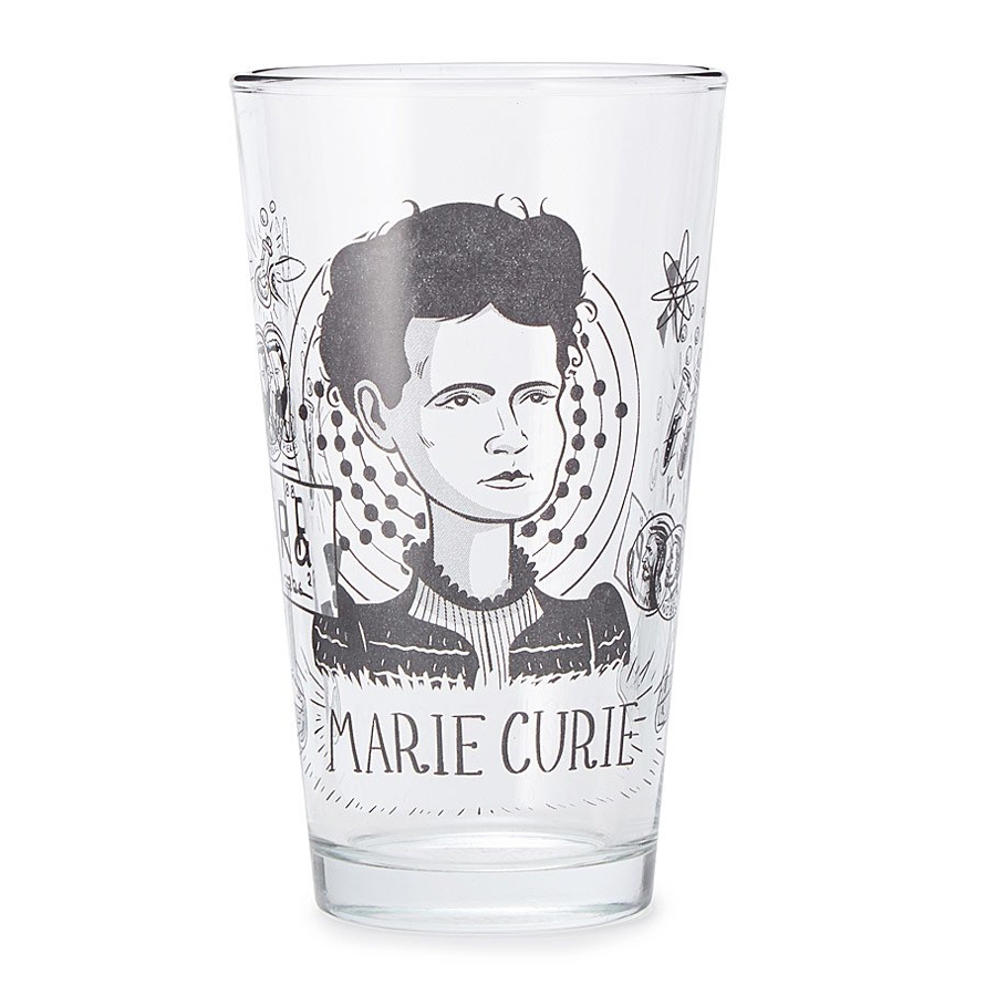 Marie Curie Pint Glass