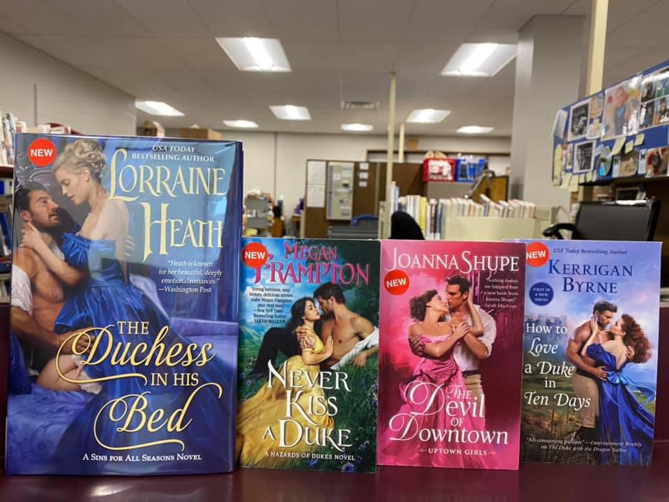 New Romances at OCPL available to reserve of curbside pick-up