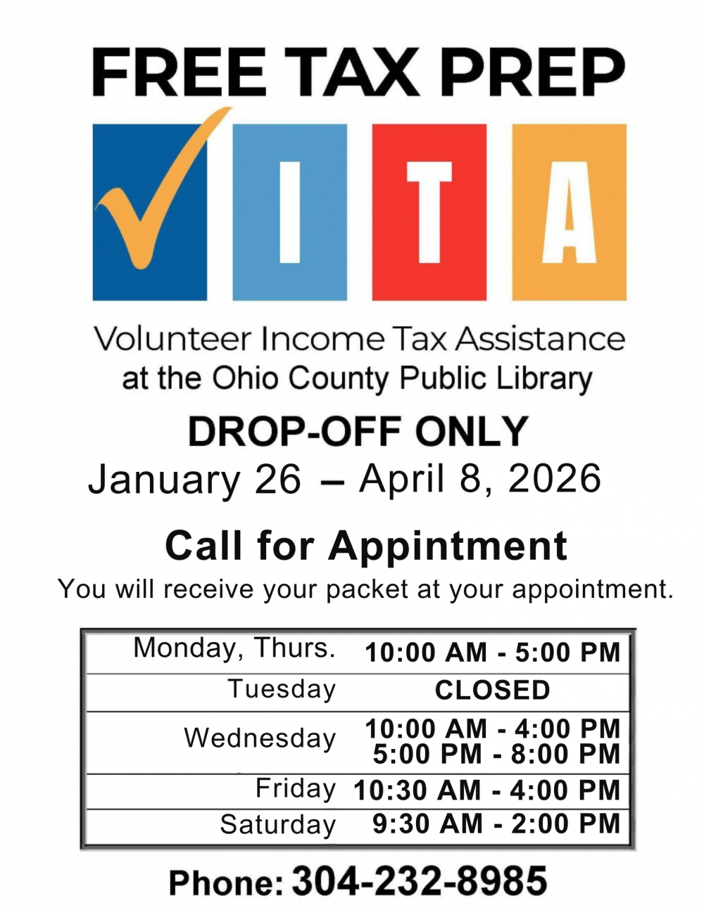 Vita tax information.