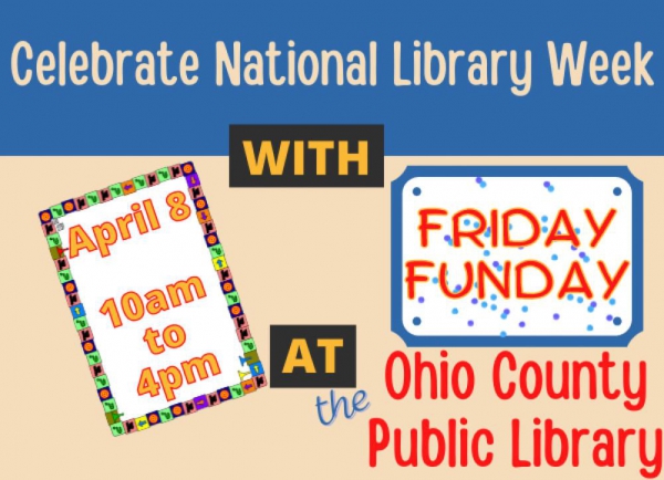 NATIONAL LIBRARY WEEK: Friday Funday!