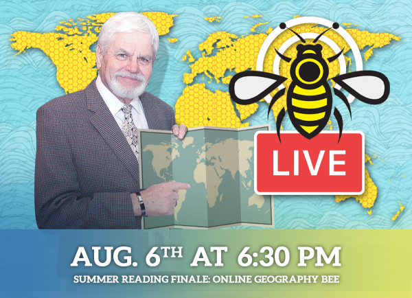 ADULT SUMMER READING FINALE: Online World Geography Bee Hosted by Dr. Javersak