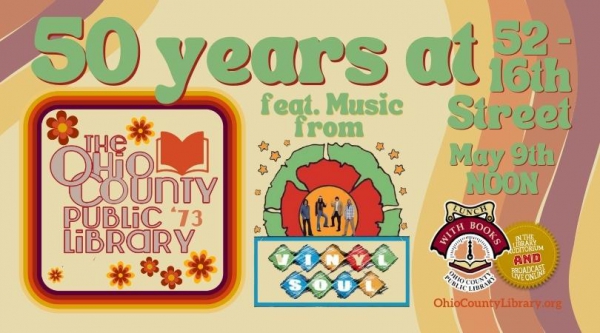 LUNCH WITH BOOKS: 50 Years at 52-16th Street feat. Music by Vinyl Soul 
