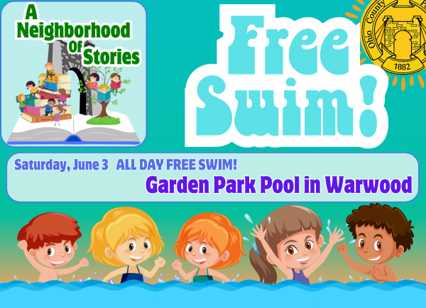 All Day Free Swim at Garden Park Pool