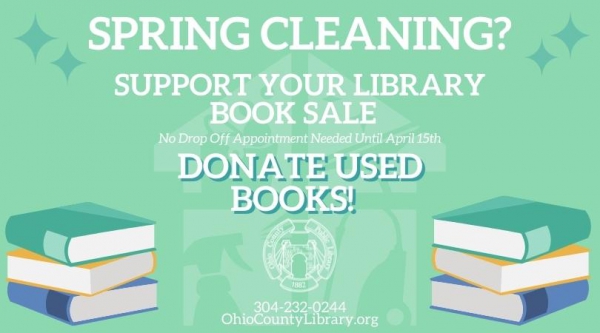 Spring Cleaning? Donate Used Books to Support OCPL Book Sale! 