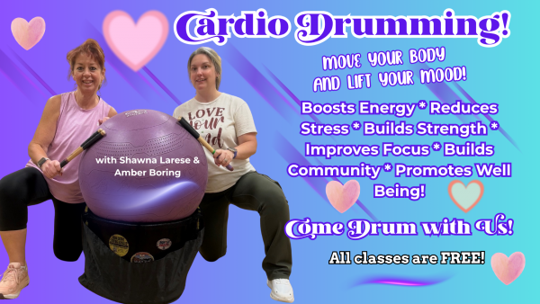 Cardio Drumming with Shawna Larese and Amber Boring
