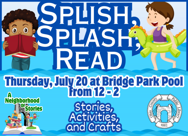 Splish, Splash, Read at Bridge Park Pool 