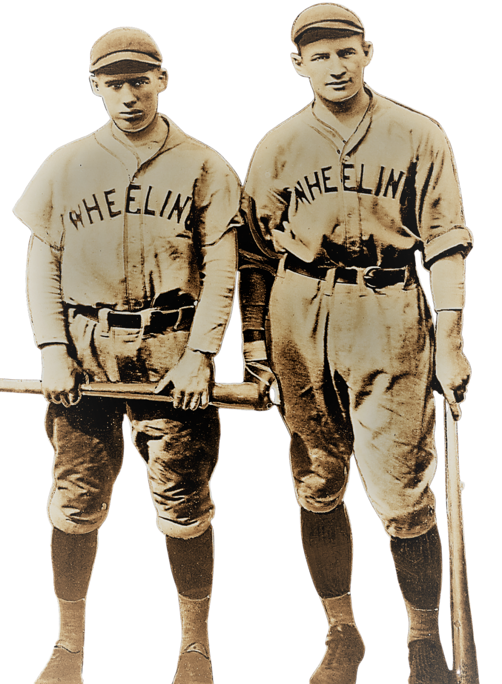 Art (left) and Dan Rooney played for the Stogies in 1925.