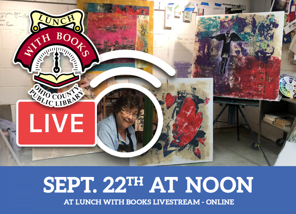 LUNCH WITH BOOKS LIVESTREAM: In the Artist's Studio with Cheryl Ryan Harshman