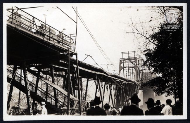 Steel Bridge Collapse, October 15, 1924, Wheeling, WV
