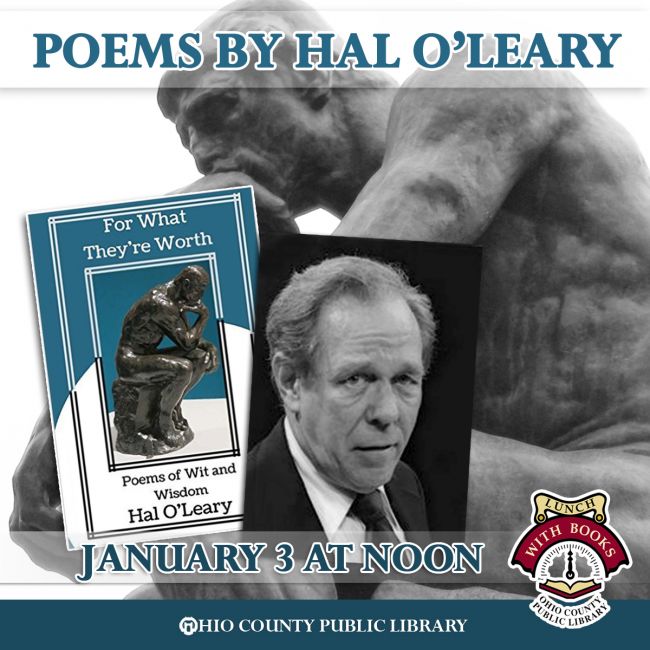 LUNCH WITH BOOKS: Hal O’Leary, Poems of Wit & Wisdom 