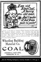 Wheeling Building Material Co. Advertisement, 1918