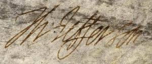 Signature of Thomas Jefferson