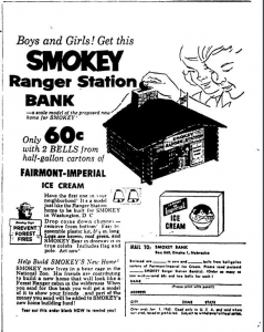 Smokey Bear Bank - 4.11.1958
