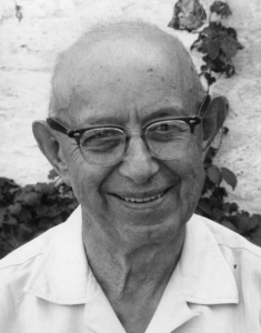 Valentine Reuther on his 81st birthday. in 1962. Courtesy Walter P. Reuther Library at Wayne State University.