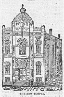 Engraving from the Wheeling Daily Intelligencer, April 9, 1892: The New Temple