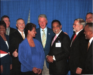 With Bill Clinton