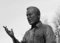 Walter Reuther monument at Heritage Port