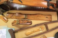 he Frissell Collection contains more than two dozen wooden splints, prosthesis and medical devices stenciled “A.M. Day Co. 1850 – Wheeling, VA.”