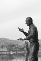 Walter Reuther monument at Heritage Port