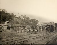 Coal tipple, Elm Grove Coal Mine.