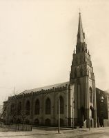 The old St. Joseph Cathedral, built about 1847, was replaced with the present cathedral in 1924.