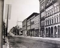 Main Street, on a quiet afternoon. Taken from between 12th and 14th, looking north.