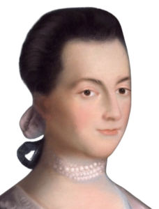 Portrait of a young Abigail Adams.